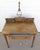 Vintage Writing Desk Table With Attached Tiffany Style Lamp For Sale - Image 13 of 15