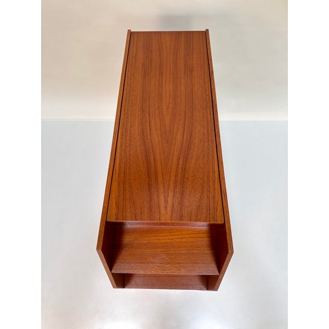 Brutalist Design Teak Storage Unit or Room Divider with Shelves, Denmark, 1970s For Sale - Image 14 of 18