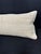 Turkish Hemp Pillow Cushion Natural Beige Red Cushion Cover 12"x46" For Sale - Image 4 of 4