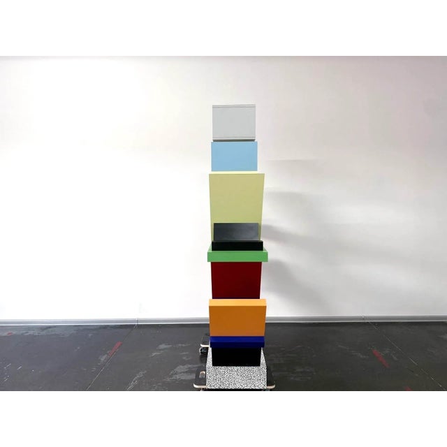 Wood Carlton Bookcase by Ettore Sottsass, 1981 For Sale - Image 7 of 15