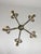French Art Deco Brass Chandelier, 1930s For Sale - Image 13 of 14