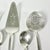 Metal Early 20th Century Art Deco Hollywood Regency Silverplate Serving Utensils - Set of 6. For Sale - Image 7 of 14