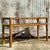 Camel Vintage Coastal Woven Rattan Console Table For Sale - Image 8 of 9