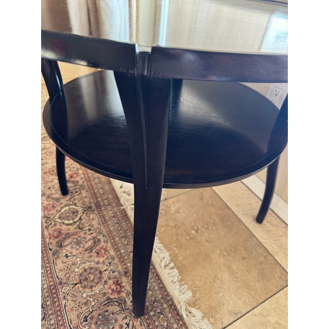 George Brin for Moserform Rare Sabina Side Table in Black Walnut For Sale In San Diego - Image 6 of 12