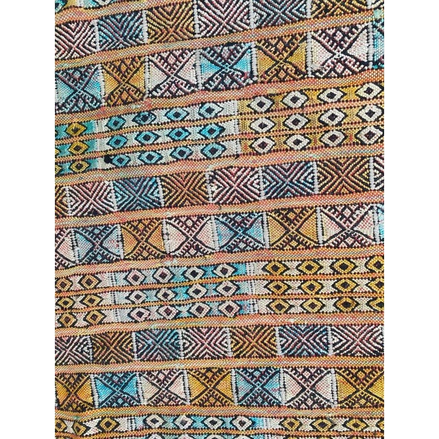 Vintage Tribal Moroccan Woven Rug, 1980s For Sale - Image 3 of 16