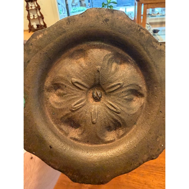 Early 20th Century Art Nouveau Floral Two-Light Candelabrum For Sale - Image 4 of 6