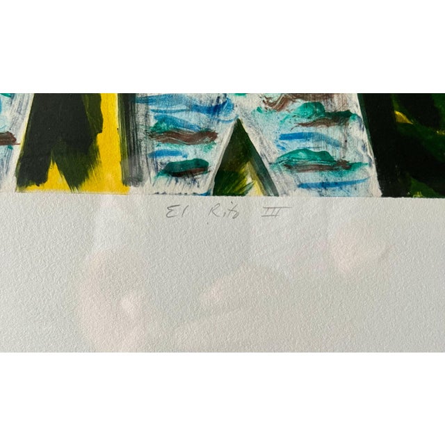 1990s Gregory Amenoff, Monoprint Monotype American Modernist Gregory Amenoff Abstract Expressionist For Sale - Image 5 of 6