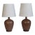 Mid 20th Century French Ceramic Lamps - a Pair For Sale