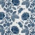 Sample - Schumacher Elspeth Fabric in Indigo For Sale