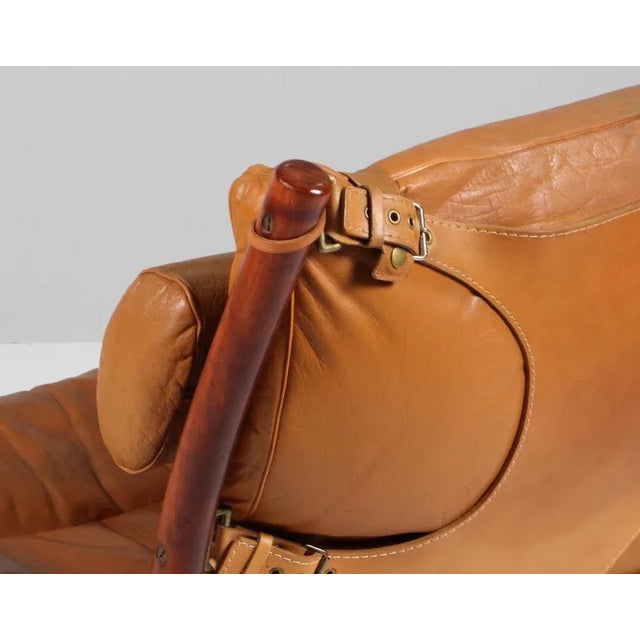 Red Inca Lounge Chair in Original Leather attributed to Arne Norell, 1970s For Sale - Image 8 of 9