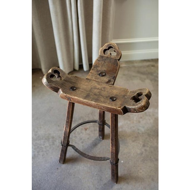Vintage Mid-Century Spanish Brutalist Marbella Bar Stools, Set of 3 For Sale - Image 15 of 18
