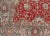 Red Antique Persian Fine Weave Tabriz in Red Background With Earth Tones For Sale - Image 8 of 12