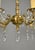 French Antique Gilt Brass and Cut Glass Chandelier, 1920s For Sale - Image 13 of 15