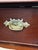 Georgian Walnut Lowboy with Brass Handles For Sale - Image 4 of 14