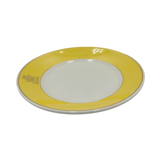 Vintage The Carlyle Hotel NYC Porcelain Dinner Plate 9.5" New York For Sale - Image 4 of 12