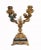 Stone French Regency Centerpiece Candelabras with Marble Gilt For Sale - Image 7 of 7