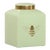 Pistachio Green Ceramic Bee Ginger Jar For Sale