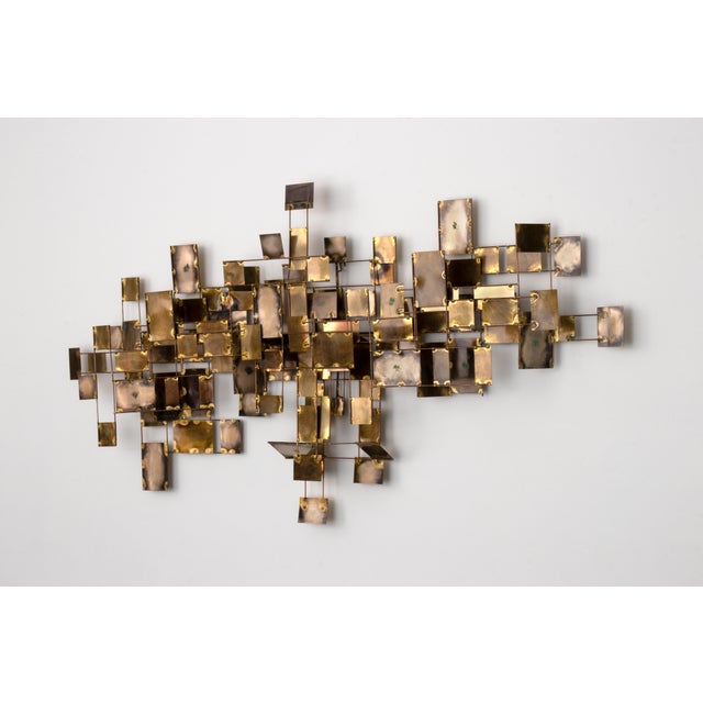 Vintage Mid Century "Labyrinth" Wall Sculpture by Curtis Jere For Sale In Los Angeles - Image 6 of 8