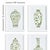 These darling little chinoiserie ginger jar prints in an unexpected green, are a versatile set. Perfect all tucked into a...