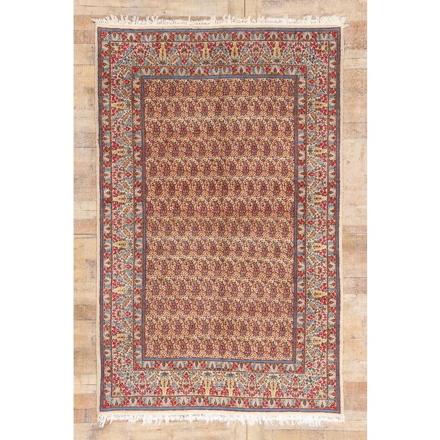 Antique Persian Kerman Rug, 04'11 X 07'08 For Sale - Image 10 of 10