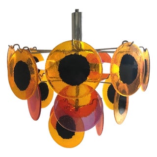 Vintage Space Age Chandelier in Plastic, 1960s For Sale