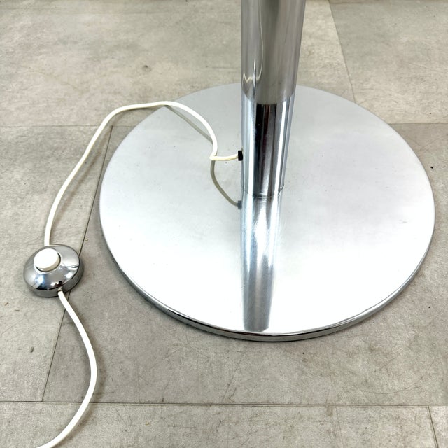 Chrome Floor Lamp, Italy, 1970s For Sale - Image 6 of 9