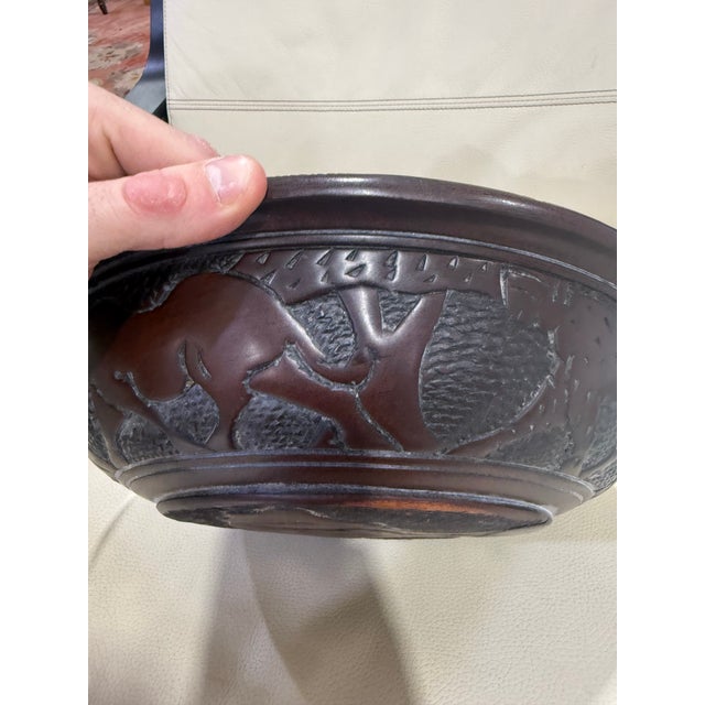 1970s 1970s African Hand-Carved Tribal Art Likely Crafted From a Dense Rosewood 13in For Sale - Image 5 of 5
