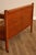 Wood Antique American Victorian Oak Full Size High Back Bed For Sale - Image 7 of 18