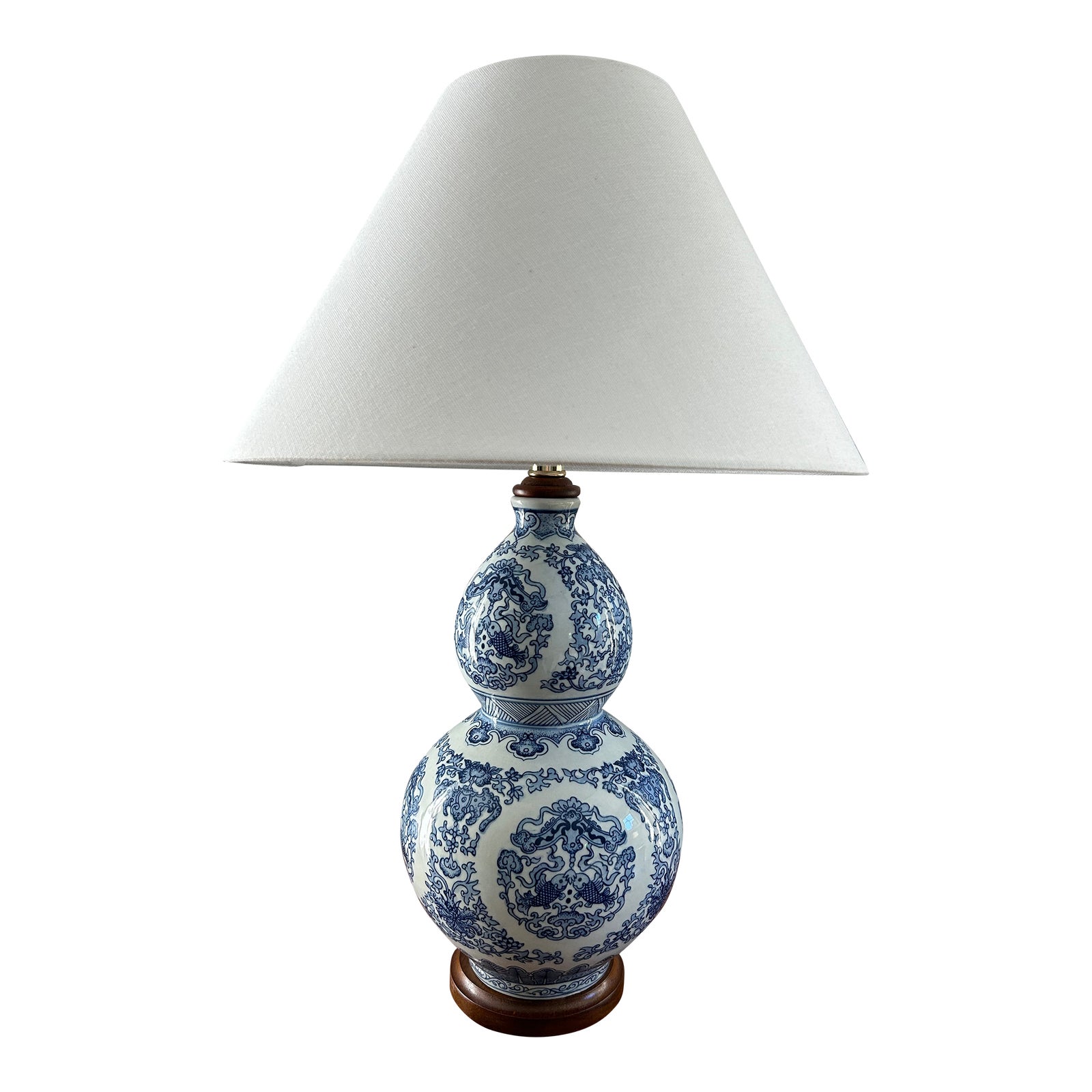 Ralph Lauren Porcelain Lamp | Chairish