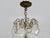 Vintage 8-Light Chandelier with Glass Pendants. 1960s For Sale - Image 4 of 9