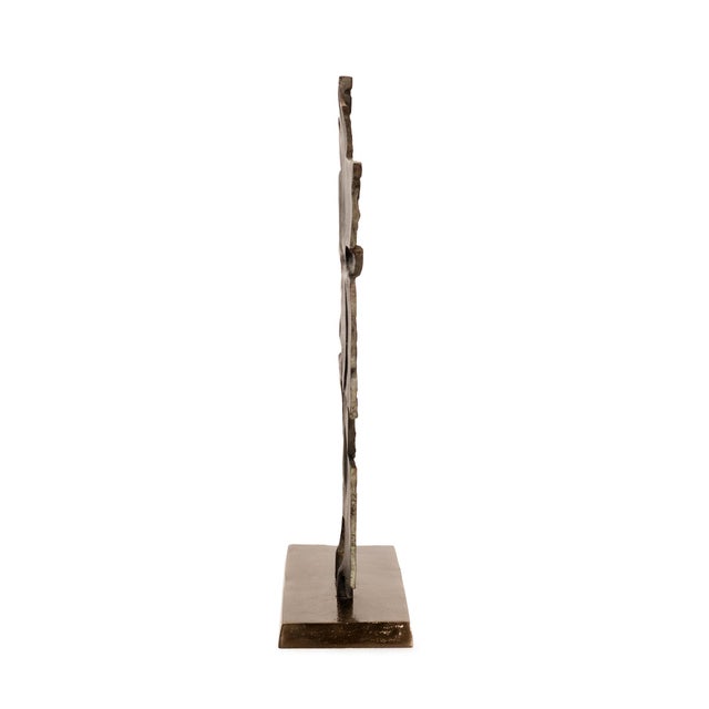 Patina Aged Brass Sculpture For Sale In Chicago - Image 6 of 11