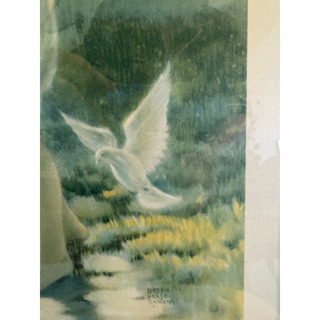 Glass The Winged Aureole, Lovely Vintage Print, by Bessie Pease Gutmann For Sale - Image 7 of 9