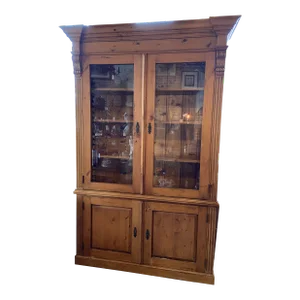 Late 20th Century Vintage Pine Bookcase
