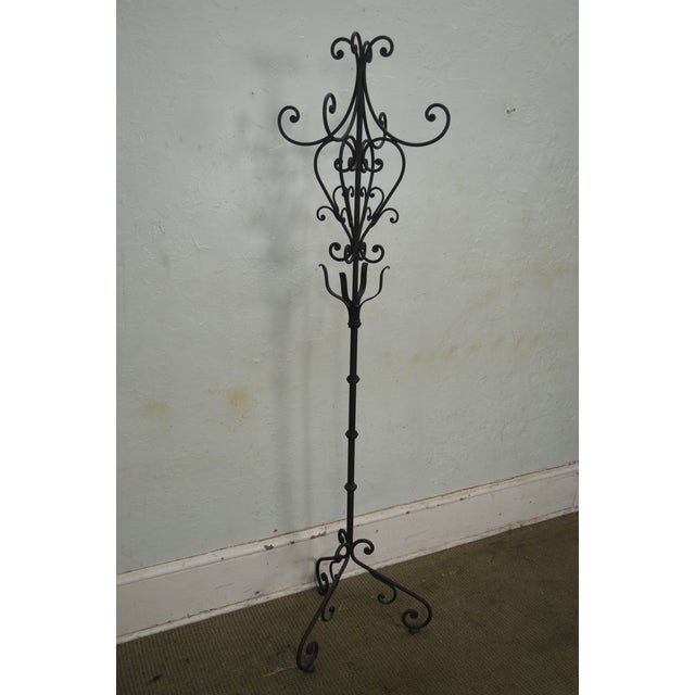 Custom Iron Victorian Style Coat Rack Hall Tree Chairish