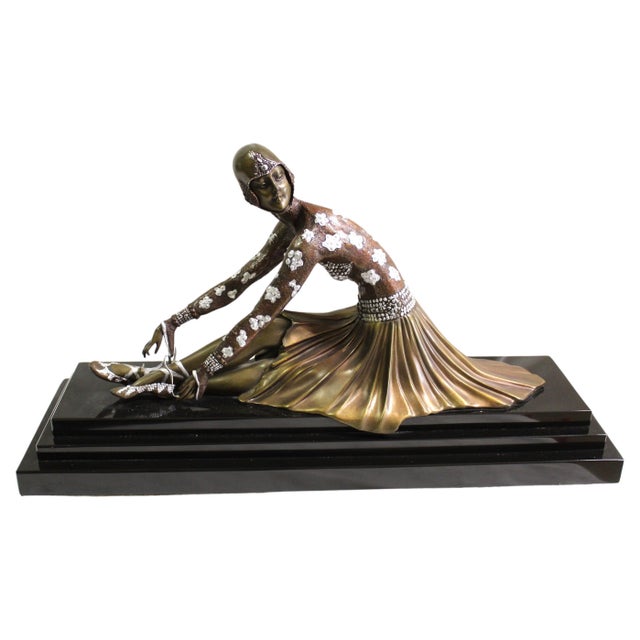 Metal 1990s Modern/deco Sculpture Ballerina For Sale - Image 7 of 18