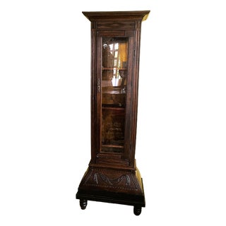 Oak Display Case, 1920s For Sale