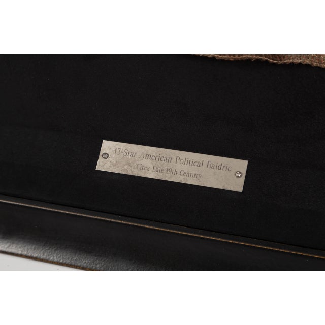 Folk Art 13-Star Patriotic Sash by Louis E. Stilz & Bros., Late 19th Century For Sale - Image 3 of 5