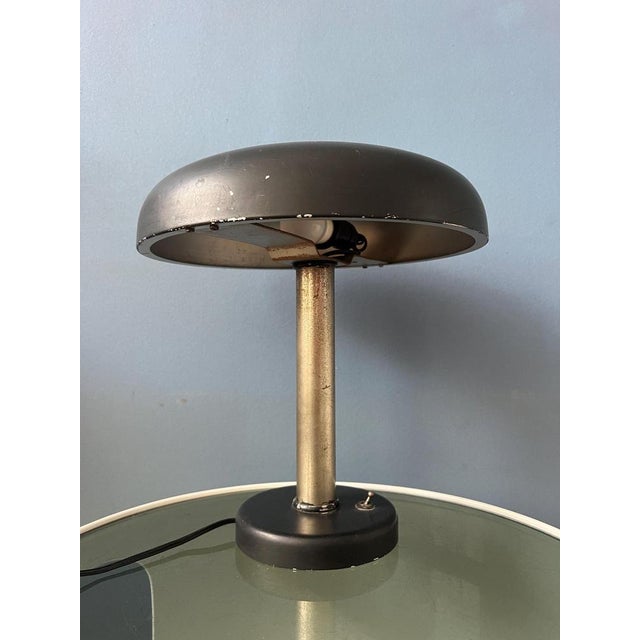 Bauhaus Black Desk Lamp, 1930s For Sale - Image 6 of 11