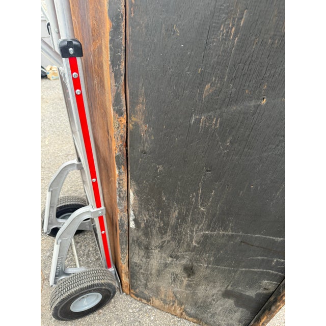 Wood Antique Colonial Wormwood Pine Corner Cabinet Circa Early 1800's For Sale - Image 7 of 12