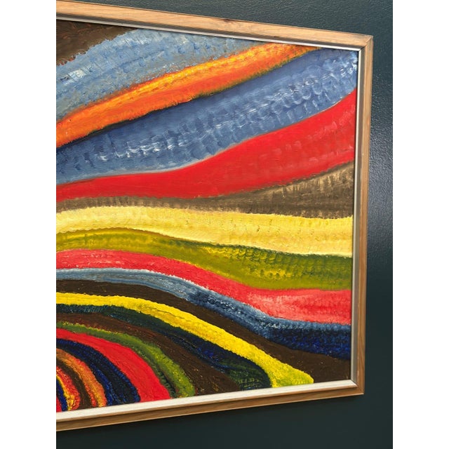 R. C. Reyes, Fantasia/Färg, 1990s, Oil on Canvas, Framed For Sale - Image 12 of 18