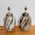 Pair of Vintage Marbled Glaze Table Lamps in Sage, Cream & Taupe, Organic Modern - A Pair For Sale In Richmond - Image 6 of 8