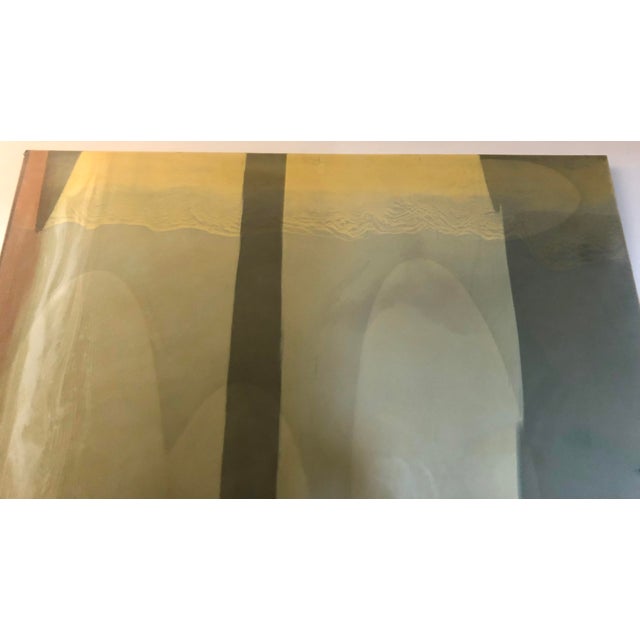 Metal Original Oil on Aluminum "Reservoir" by Lynn McCarty 72" X 50", 2003 For Sale - Image 7 of 10