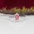 2020s Aaa Padparadscha Sapphire Ring With Natural Diamonds: Solid 14k Gold, Oval 6x4mm, Size 6.75 For Sale - Image 5 of 9
