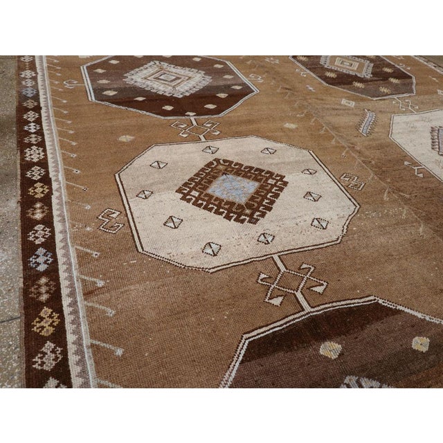 Mid 20th Century Galerie Shabab Collection Mid-20th Century Turkish Anatolian Room Size Carpet For Sale - Image 5 of 10