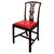 Red 18th Century Georgian English Mahogany Dining Chairs, Set of 6 For Sale - Image 8 of 10
