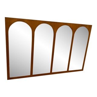 Mid 20th Century 4 Arch Panel Widdicomb Mirror For Sale