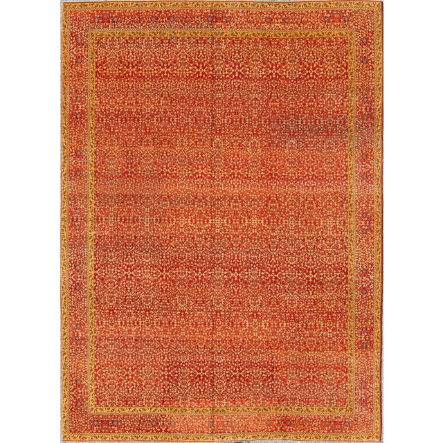 Vintage Mamluk Rug With All-Over Ottoman Design by Keivan Woven Arts 8'11 X 11'9 For Sale - Image 12 of 12