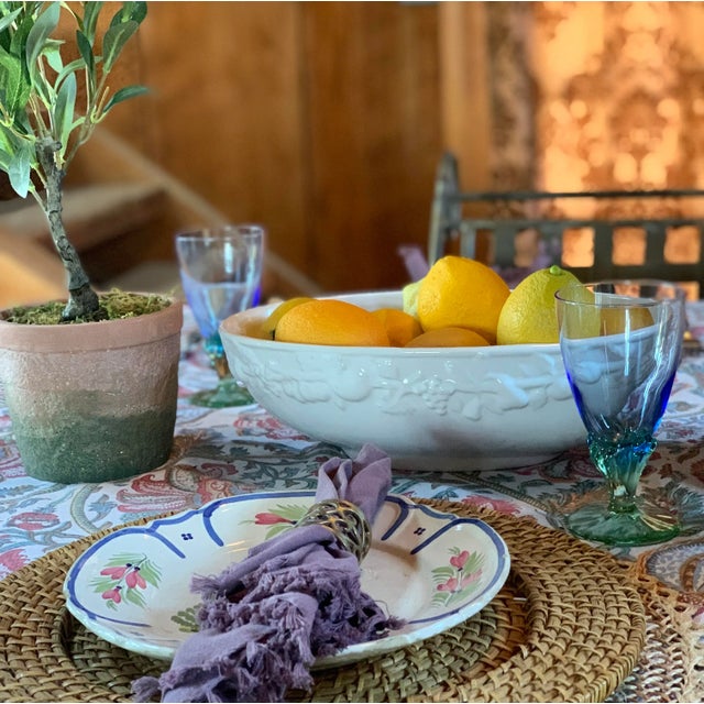 Vintage Bi-Colored, Green and Blue, Hand-Blown Water Goblets, 'Bahia' by Italy's Bormioli Rocco- Set of 10 For Sale - Image 10 of 10