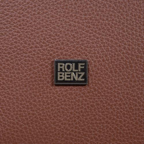 Animal Skin Brown Leather 3300 Two-Seater Sofa from Rolf Benz For Sale - Image 7 of 11