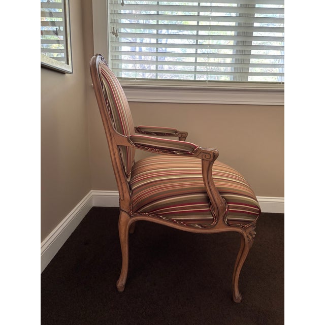 1980s French Accent Chairs - a Pair For Sale - Image 4 of 10